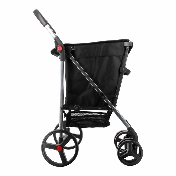 Rolser Basket MF 4B Carro de la Compra Plegable Negro