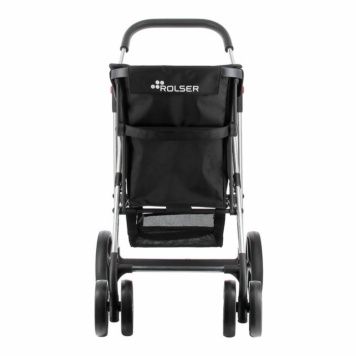 Rolser Basket MF 4B Carro de la Compra Plegable Negro