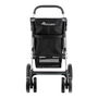 Rolser Basket MF 4B - Carro de la Compra Negro, Asa 10 Posiciones Ajustable, Bolsa Desmontable 58L con Múltiples Bolsillos, 4 Ruedas (2 Giratorias 360º), Carga Máx. 50 kg