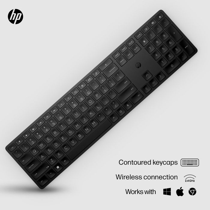HP 450 Programmable Wireless Keyboard Black