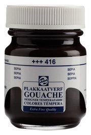 Talens Témpera Extra Fina Sepia 416