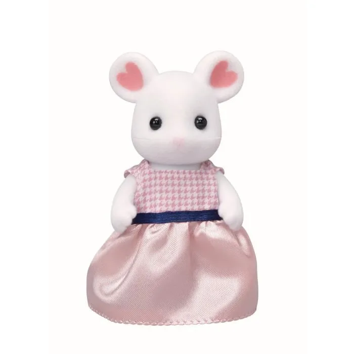Sylvanian Families 5308 Marshmallow Mouse Family - 4 Figuras Articuladas Vestidas (Mamá, Papá, Hijo, Hija) Sylvanian Families 5308 Marshmallow Mouse Family - 4 Figuras Articuladas Vestidas (Mamá, Papá, Hijo, Hija)