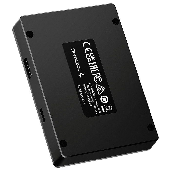 Deepcool UH-04 Hub USB 2.0 Negro para Midi Tower Deepcool UH-04 Hub USB 2.0 Negro para Midi Tower