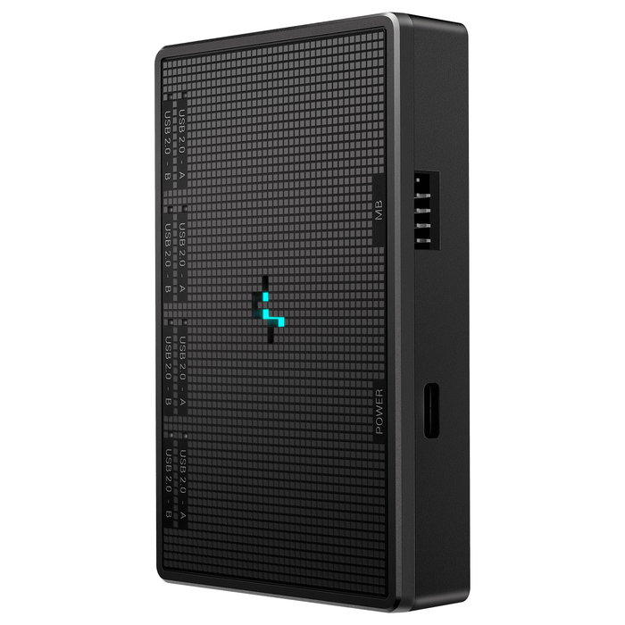 Deepcool UH-04 Hub USB 2.0 Negro para Midi Tower Deepcool UH-04 Hub USB 2.0 Negro para Midi Tower