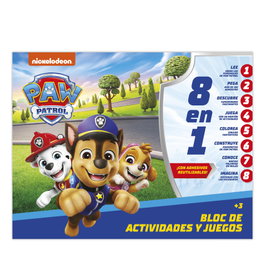 EDITORIAL IMAGILAND, BLOC DE ACTIVIDADES Y JUEGOS 8 EN 1 - PATRULLA CANINA