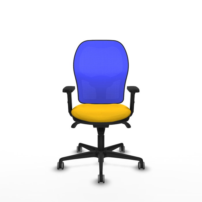 PIQUERAS Y CRESPO Silla de oficina Jorquera Amarillo/Azul PIQUERAS Y CRESPO Silla de oficina Jorquera Amarillo/Azul
