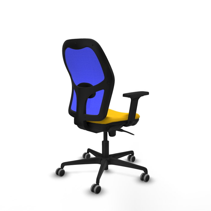 PIQUERAS Y CRESPO Silla de oficina Jorquera Amarillo/Azul PIQUERAS Y CRESPO Silla de oficina Jorquera Amarillo/Azul