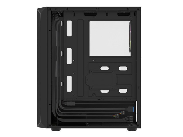 Fury Shobo SH4 Midi Tower Negra con Ventana, Sin Fuente, USB 3.0, RGB, 120mm