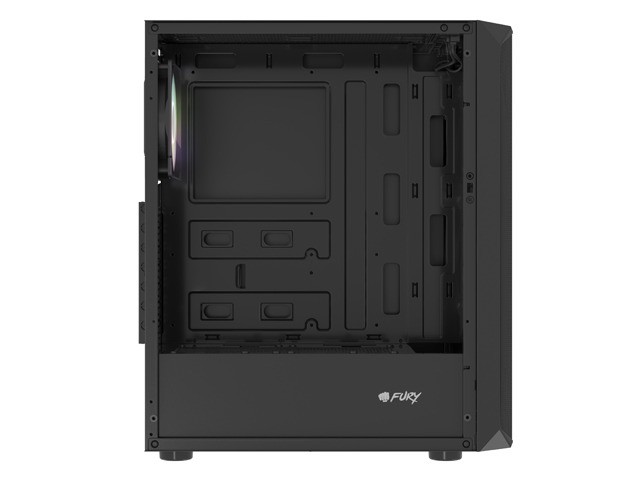Fury Shobo SH4 Midi Tower Negra con Ventana, Sin Fuente, USB 3.0, RGB, 120mm