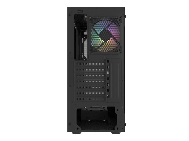 Fury Shobo SH4 Midi Tower Negra con Ventana, Sin Fuente, USB 3.0, RGB, 120mm