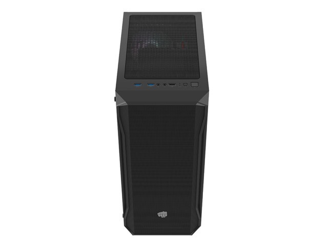 Fury Shobo SH4 Midi Tower Negra con Ventana, Sin Fuente, USB 3.0, RGB, 120mm