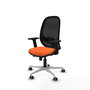 PIQUERAS Y CRESPO Silla de oficina Cilanco Naranja y Negro