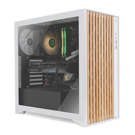 NOX Hummer Element Torre ATX/ITX Madera/Blanco 3x3.5'' 4x2.5'' 7xExp USB3.0-Type C