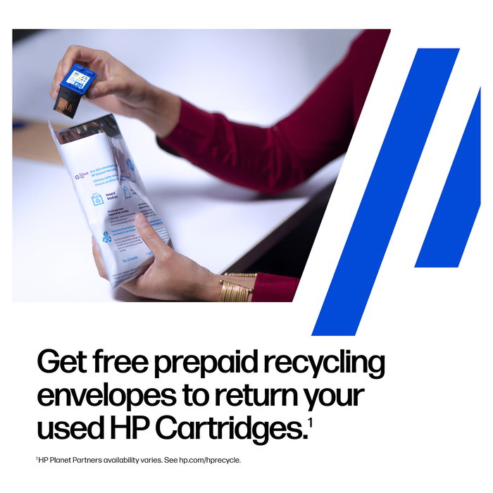 HP 652 Cartucho de Tinta Original Ink Advantage 6 ml para Deskjet 1110, 2130, 3630, ENVY 4520, Officejet 3830, 4650