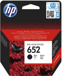 HP 652 Cartucho de tinta negro Original Ink Advantage