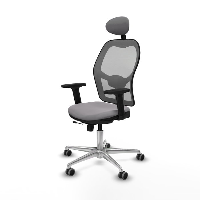 PIQUERAS Y CRESPO Silla de oficina Jorquera Gris con Mecanismo Sincro/Traslack PIQUERAS Y CRESPO Silla de oficina Jorquera Gris con Mecanismo Sincro/Traslack