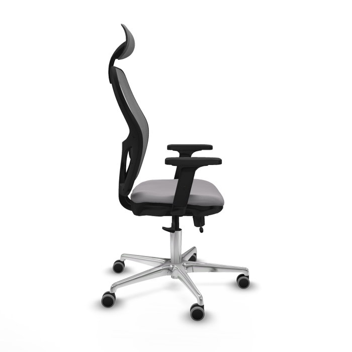 PIQUERAS Y CRESPO Silla de oficina Jorquera Gris con Mecanismo Sincro/Traslack PIQUERAS Y CRESPO Silla de oficina Jorquera Gris con Mecanismo Sincro/Traslack