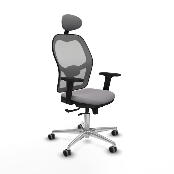 PIQUERAS Y CRESPO Silla de oficina Jorquera Gris con Mecanismo Sincro/Traslack PIQUERAS Y CRESPO Silla de oficina Jorquera Gris con Mecanismo Sincro/Traslack