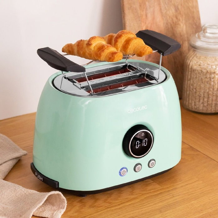 Tostadora Cecotec ClassicToast 8000 Blue Double 800 W Azul