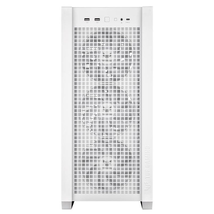 ASUS Caja TUF Gaming GT302 ARGB Mid Tower con Ventiladores - Blanco - Ref. 90DC00I3-B19000