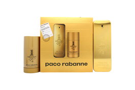 Paco Rabanne 1 Million Gift Set 100ml EDT Spray + 75ml Deodorant Stick