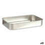 Rustidera Kinvara Plateado Aluminio 23,5 x 6 x 36 cm 36 x 6 x 23,5 cm (12 Unidades)
