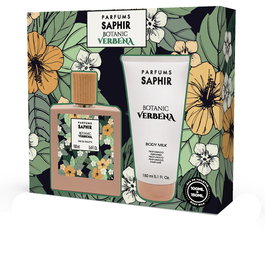 Parfums Saphir Botanic Verbena Eau de Toilette Vaporizador 100 ml + Loción Corporal 150 ml - Set de 2 Piezas para Mujer