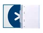 Antartik Cuaderno espiral A5 120h 90g cuadro 5mm azul oscuro