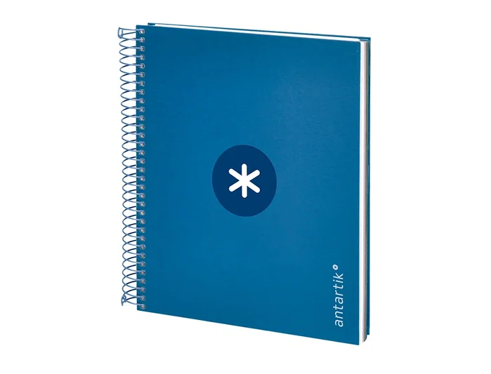 Antartik Cuaderno espiral A5 120h 90g cuadro 5mm azul oscuro Antartik Cuaderno espiral A5 120h 90g cuadro 5mm azul oscuro