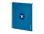 Antartik Cuaderno espiral A5 120h 90g cuadro 5mm azul oscuro