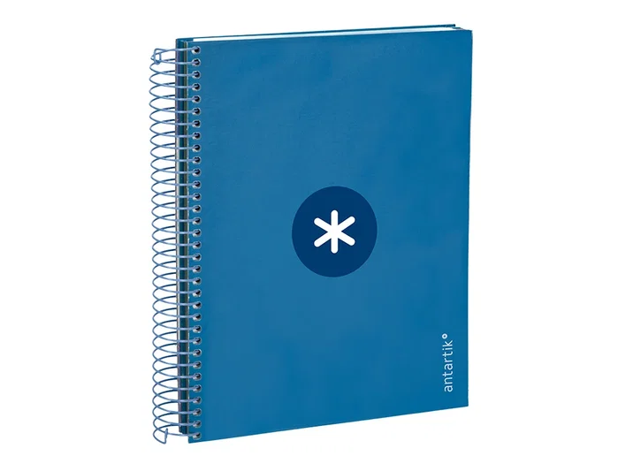 Antartik Cuaderno espiral A5 120h 90g cuadro 5mm azul oscuro Antartik Cuaderno espiral A5 120h 90g cuadro 5mm azul oscuro