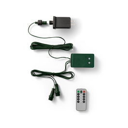 Lumineo Transformador LED Exterior 5m con Control Remoto y 8 Funciones, 24W