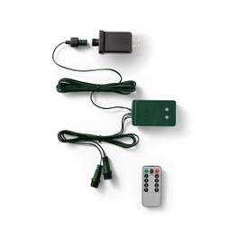 Lumineo Transformador verde con control remoto para exterior, 5 m