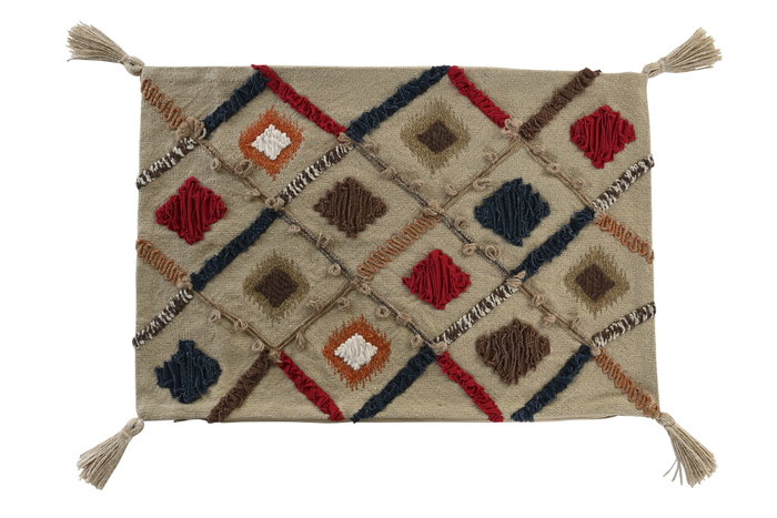 DKD Home Decor Funda Cojin Multicolor Algodon 40 x 60 cm