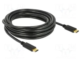 DeLOCK Cable USB 2.0 Tipo-C a Tipo-C 4 m, 3 A