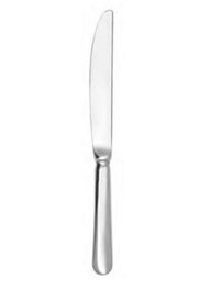 Summa Cuchillo Mesa Baguette Cubertería Acero Inoxidable 18/10 Color Plata Largo 245 mm Pulido Espejo (Set de 12)