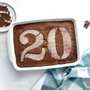 Algon Plantilla Tarta Cumpleaños N-0 Grande 25x25 cm (36 Unidades)