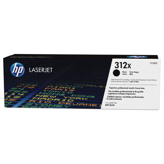 HP 312X Negro CF380X Alta Capacidad