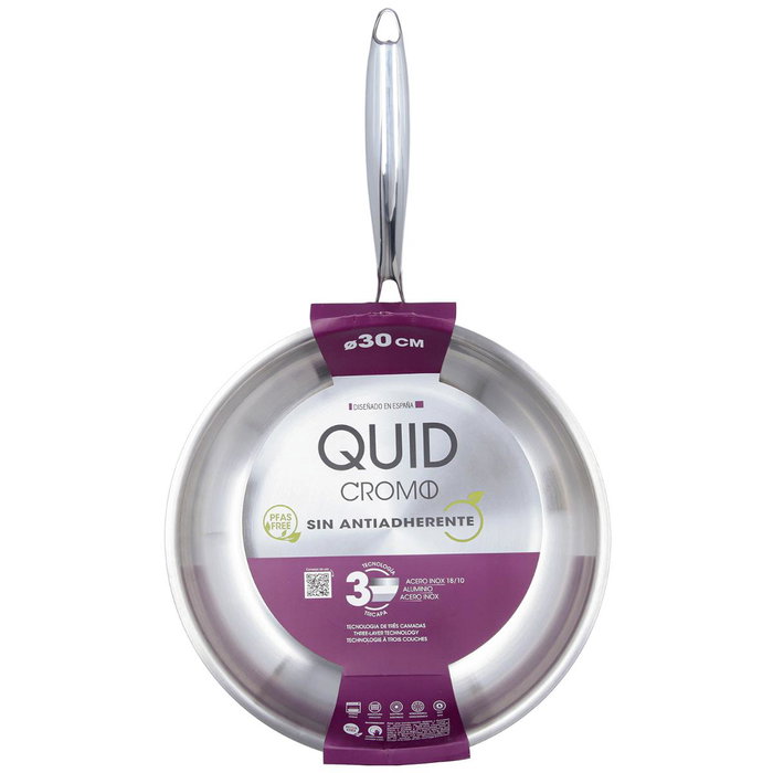 Quid Sartén de Acero Inoxidable Cromo 30 cm Quid Sartén de Acero Inoxidable Cromo 30 cm