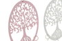 DKD Home Decor Decoración Colgante Metal Árbol de la Vida 15x3x44 cm