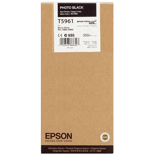 Epson T596100 Cartucho de tinta Negro Foto 350 ml Epson T596100 Cartucho de tinta Negro Foto 350 ml