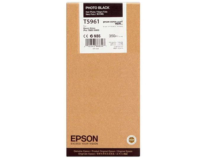 Epson T596100 Cartucho de tinta Negro Foto 350 ml Epson T596100 Cartucho de tinta Negro Foto 350 ml