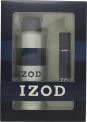 Izod Blue Gift Set con Eau de Toilette de 15 ml y Body Spray de 200 ml