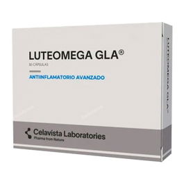 CELAVISTA Luteomega Gla 30 Cápsulas con Omega 3 y DHA Alto Contenido, 1100mg