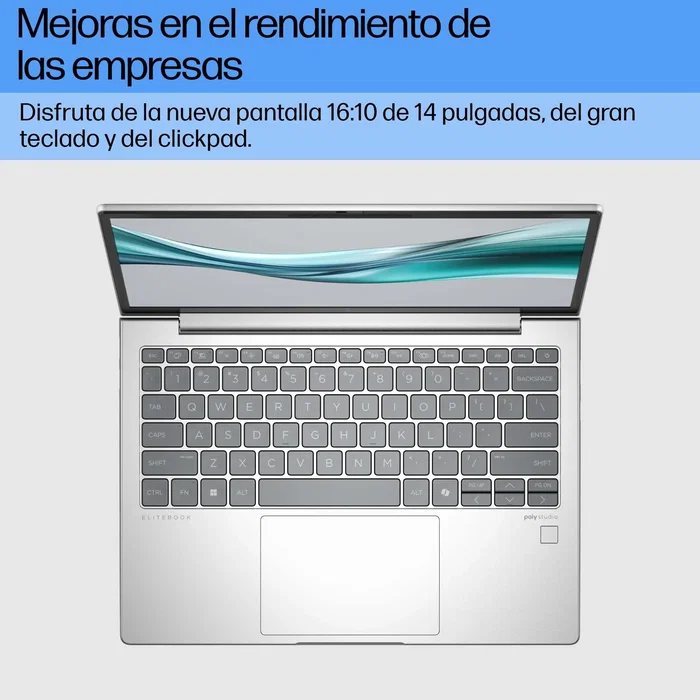 HP EliteBook 640 G11 A38G3ET - Portátil 14" WUXGA AI PC con Intel Core Ultra 5 125U, 16 GB DDR5, 512 GB SSD, Windows 11 Pro, Plata