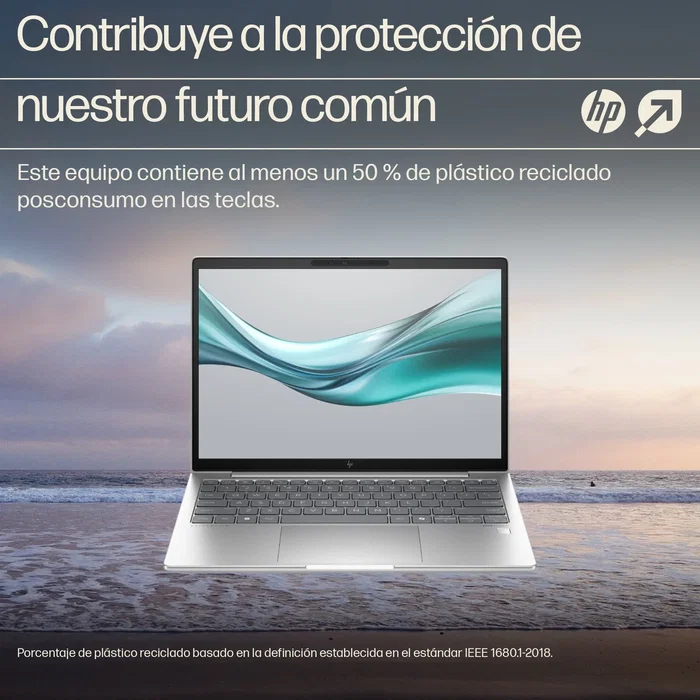 HP EliteBook 640 G11 A38G3ET - Portátil 14" WUXGA AI PC con Intel Core Ultra 5 125U, 16 GB DDR5, 512 GB SSD, Windows 11 Pro, Plata