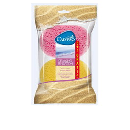 Calypso Esponja Calypso Relaxing Sensation para Baño, Pack de 4 unidades