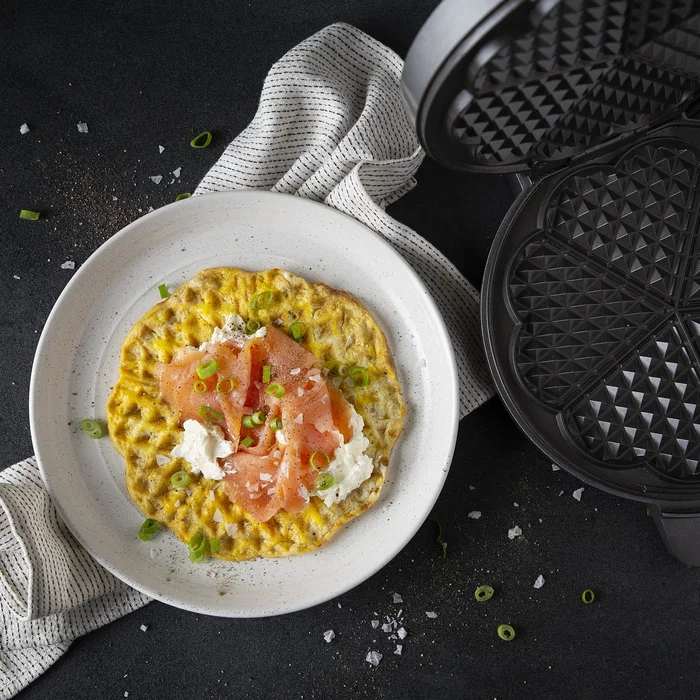 Princess Gofrera 132380 para 5 gofres con forma de corazón, 1200 W, acero inoxidable, termostato regulable, antiadherente y segura