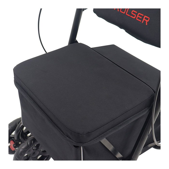 Rolser Carro de la compra con asiento plegable kadira ln, 4 ruedas, 100kg carga max