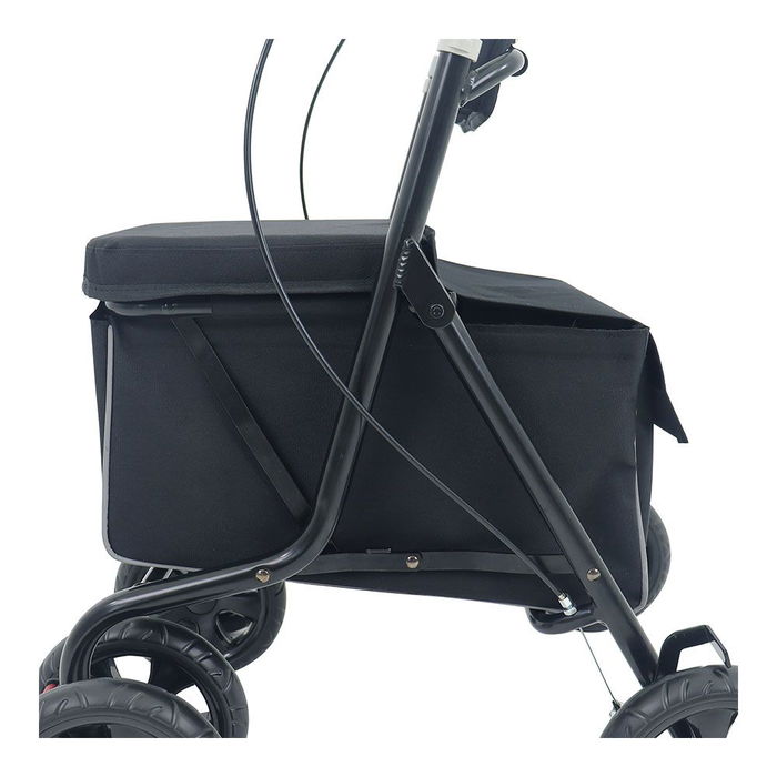 Rolser Carro de la compra con asiento plegable kadira ln, 4 ruedas, 100kg carga max